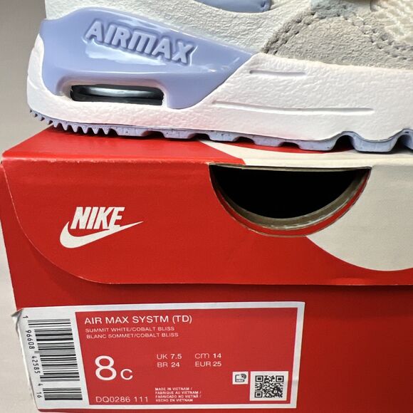 Nike Air Max Systm (TD) DQ0286111 Size 8C NIB - Picture 2 of 5